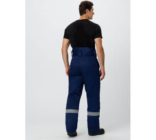 Брюки зимние Экспертный-Люкс (Смесовая, 210), темно-синий