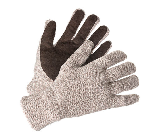 Перчатки АМПАРО™ Барс двойные полушерстяные (50% шерсть+спилок), 497903