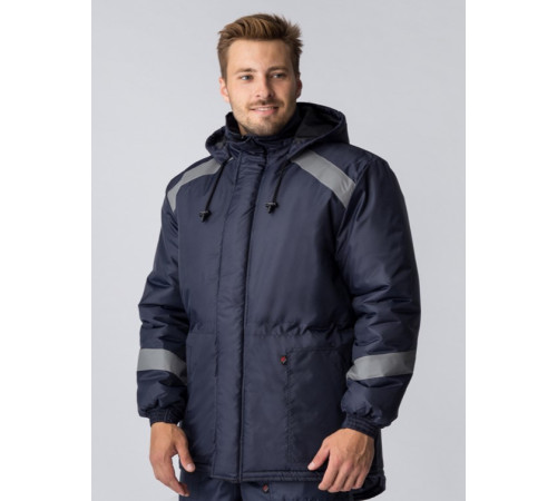 Куртка зимняя Прогресс (Оксфорд), темно-синий