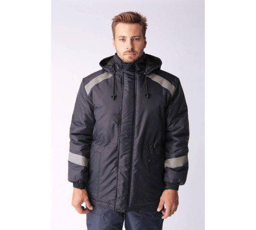 Куртка зимняя Прогресс (Оксфорд), темно-синий