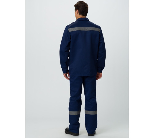 Костюм Экспертный-Люкс СОП (тк.Смесовая,210) брюки, т.синий