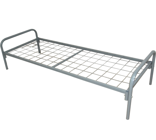 Кровать металлическая односпальная С-С1 (К-1.700СП 100х100 эконом)