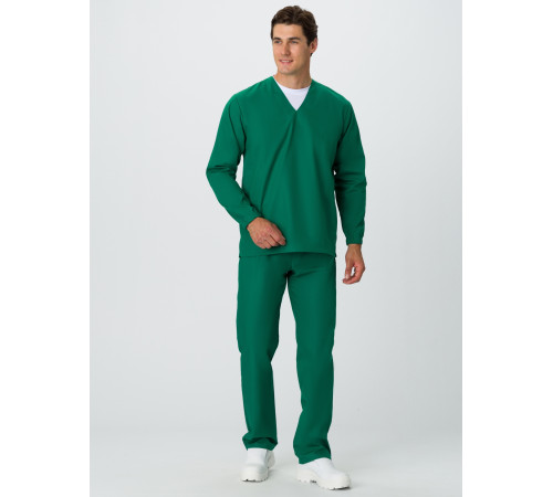 Костюм мужской ХАССП-База (тк.ТиСи,120), т.зеленый