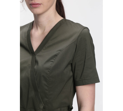 Костюм женский хирургический Модерн-004 (тк.Стрейч,120) MedLine, хаки