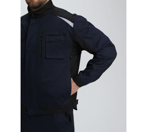 Куртка Милан CH (тк.Смесовая,260), т.синий/черный