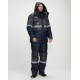 Костюм зимний Профи (тк.Оксфорд) п/к, т.серый/т.синий