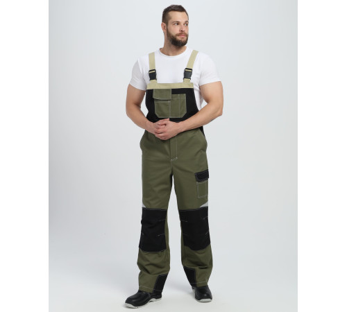 Костюм Формула-2 CH МВО (тк.Смесовая,240) п/к, хаки/черный/бежевый