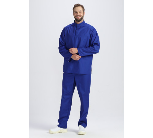 Костюм мужской ХАССП-Стандарт NEW (тк.Смесовая,160), васильковый