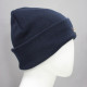 Шапка трикотажная двойная утепленная Север, темно-синий