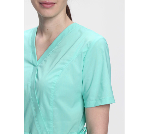 Костюм женский хирургический Модерн-004 (тк.Стрейч,120) MedLine, мятный
