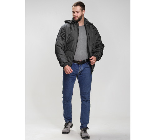 Куртка демисезонная Бомбер-Люкс (тк.Дюспо), серый