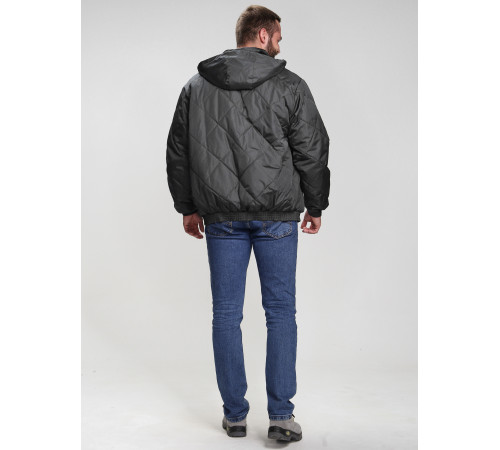 Куртка демисезонная Бомбер-Люкс (тк.Дюспо), серый