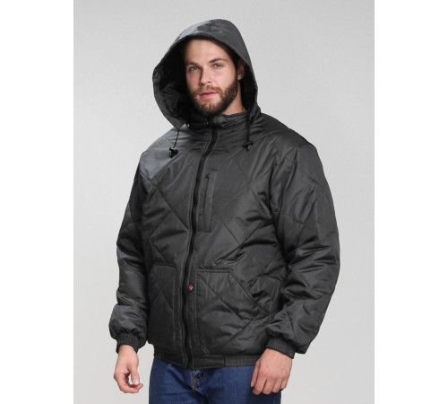 Куртка демисезонная Бомбер-Люкс (тк.Дюспо), серый