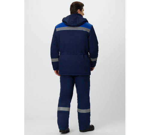 Костюм зимний Титан IMP (тк.Смесовая,210) п/к, т.синий/васильковый