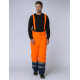 Костюм зимний Дорожник (Смесовая, 210) брюки, оранжевый/темно-синий