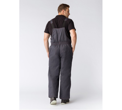 Полукомбинезон зимний Фаворит (тк.Смесовая,240), т.серый