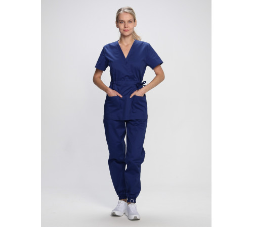 Костюм женский Сити-001 (тк.Смесовая,145) MedLine, т.синий