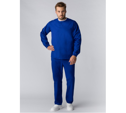 Мужской костюм ХАССП-Стандарт (ткань Оптима, 160), васильковый
