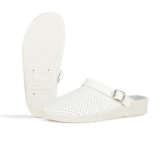 Сабо женские иск.кожа ПВХ, белый