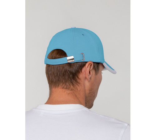 Бейсболка Honor, голубая с белым кантом
