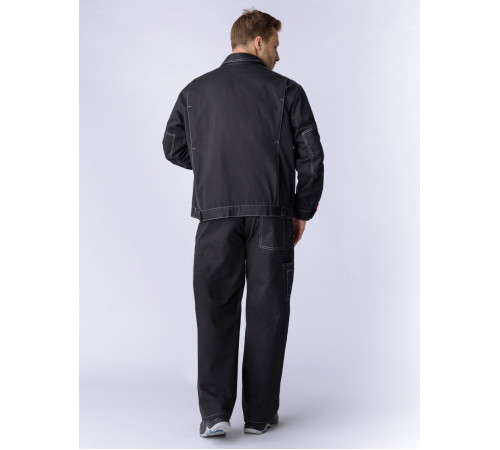 Костюм Флагман-Фаворит-2 (тк.Саржа,250) п/к, т.серый/серый