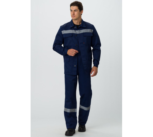 Костюм Экспертный-Люкс СОП (тк.Смесовая,210) п/к, т.синий