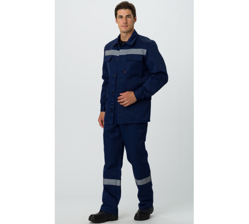Костюм Экспертный-Люкс СОП (тк.Смесовая,210) п/к, т.синий