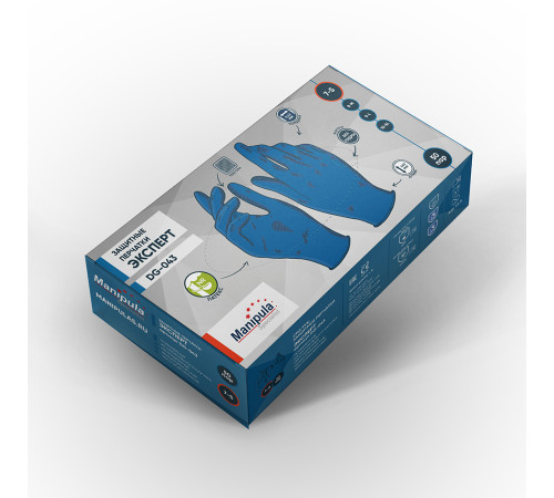 Перчатки Manipula Specialist® Эксперт (латекс 0,12мм, упак. 50пар), DG-043
