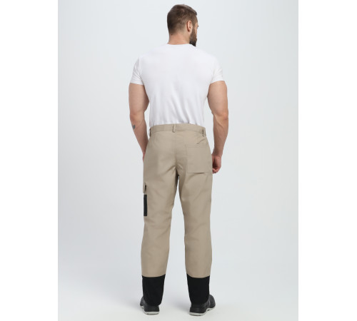 Костюм Вест IMP (тк.Канвас,260) брюки, бежевый/черный Костюм Вест IMP (тк.Канвас,260) брюки, бежевый/черный