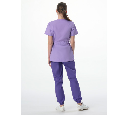 Костюм женский Симпл-001 (тк.Смесовая,120) MedLine, фиолетовый/сирень