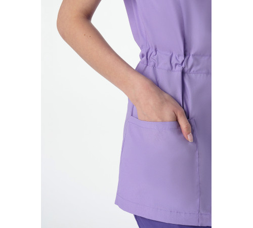 Костюм женский Симпл-001 (тк.Смесовая,120) MedLine, фиолетовый/сирень