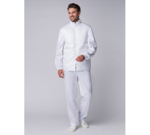 Жилет утепленный ХАССП (тк.Дюспо), белый