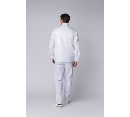 Жилет утепленный ХАССП (тк.Дюспо), белый