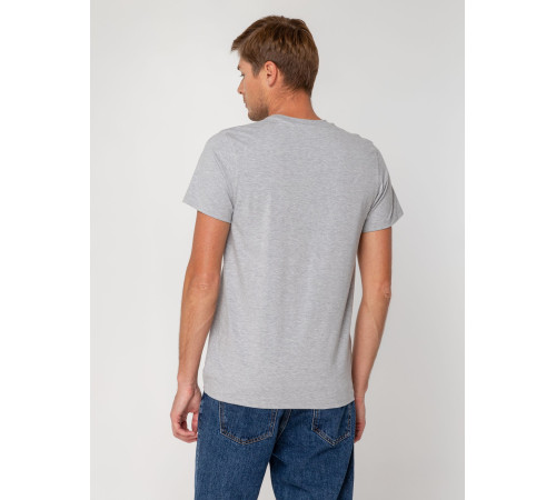 Футболка мужская T-bolka Stretch, серый меланж