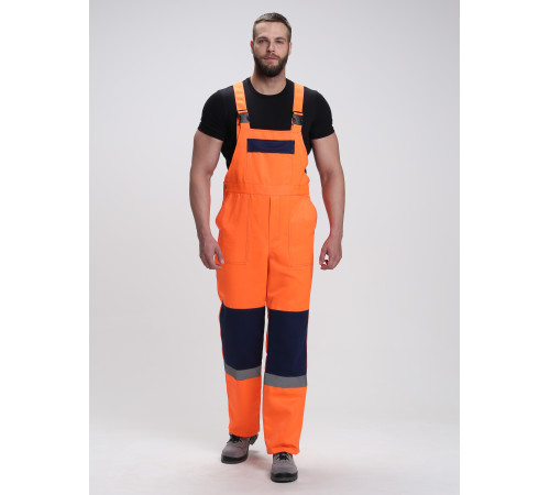 Костюм сигнальный Легион-2 СОП (тк.Смесовая,210) п/к, оранжевый/т.синий