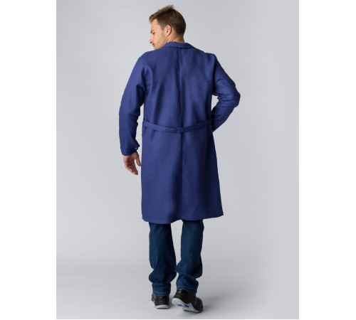 Халат мужской рабочий (тк.Диагональ,195), т.синий