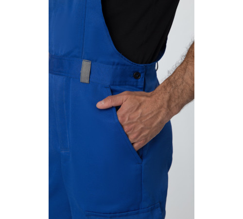 Костюм Практик СОП (тк.Смесовая,210) п/к, васильковый/серый