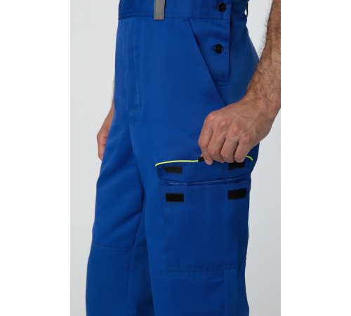 Костюм Практик СОП (тк.Смесовая,210) п/к, васильковый/серый