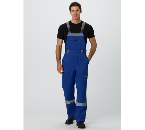 Костюм Практик СОП (тк.Смесовая,210) п/к, васильковый/серый