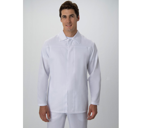 Куртка мужская ХАССП-Премиум (тк.Оптима,160), белый