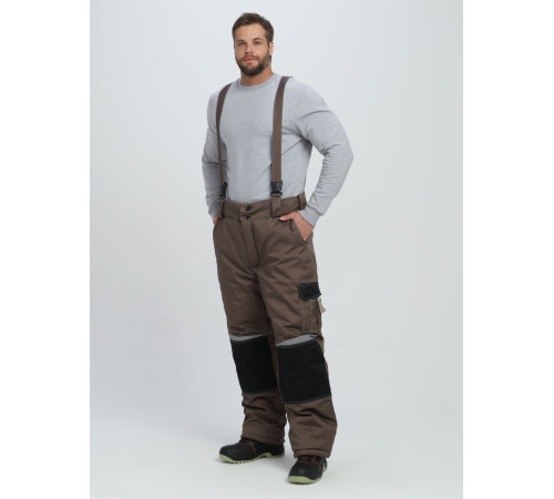 Костюм зимний Мега IMP (тк.Смесовая,240) брюки, коричневый/черный/бежевый Костюм зимний Мега IMP (тк.Смесовая,240) брюки, коричневый/черный/бежевый