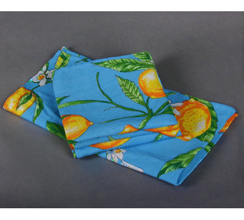 Полотенце вафельное ГОСТ 180 гр. (40х80) (5 шт), цветной