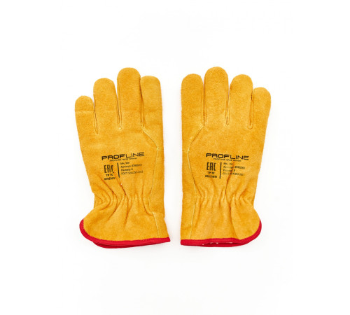 Перчатки спилковые утепленные PROFLINE BASE Winter
