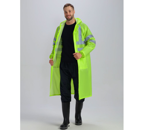 Плащ влагозащитный сигнальный ProfLine Specialist СОП, желтый