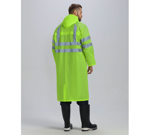Плащ влагозащитный сигнальный ProfLine Specialist СОП, желтый