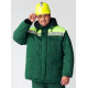 Куртка зимняя Экспертный-Люкс NEW (Смесовая, 210), зеленый/лимонный