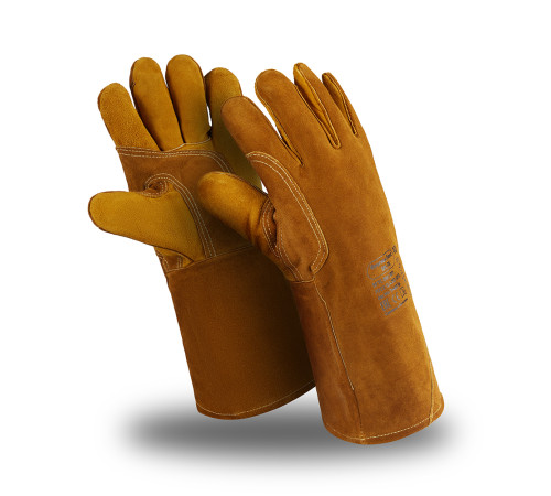 Перчатки Manipula Specialist® Флагман Люкс (спилок+джинс/флис), SPL-75/TG-693