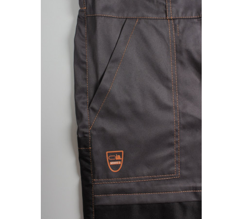 Костюм лесоруба Волат-Урбан СОП (тк.Нортон,262) п/к, серый/черный/оранжевый