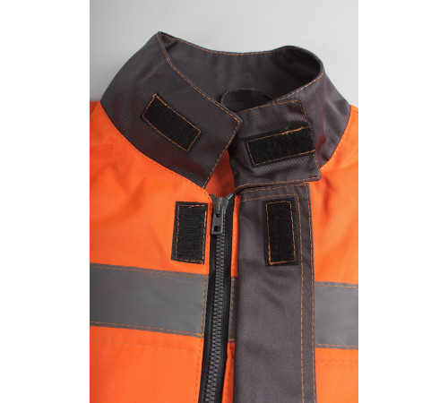 Костюм лесоруба Волат-Урбан СОП (тк.Нортон,262) п/к, серый/черный/оранжевый
