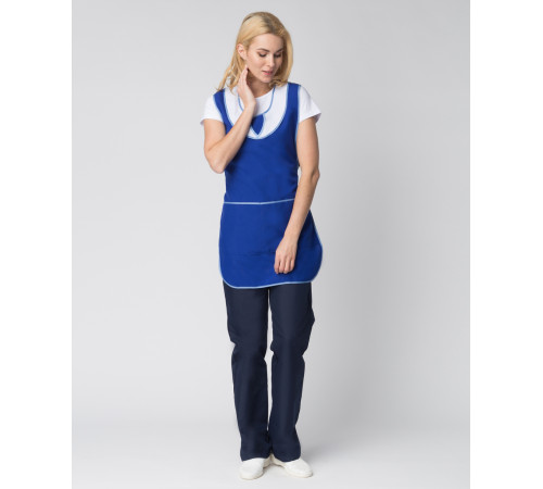 Фартук-сарафан Иней (тк.Габардин), синий
